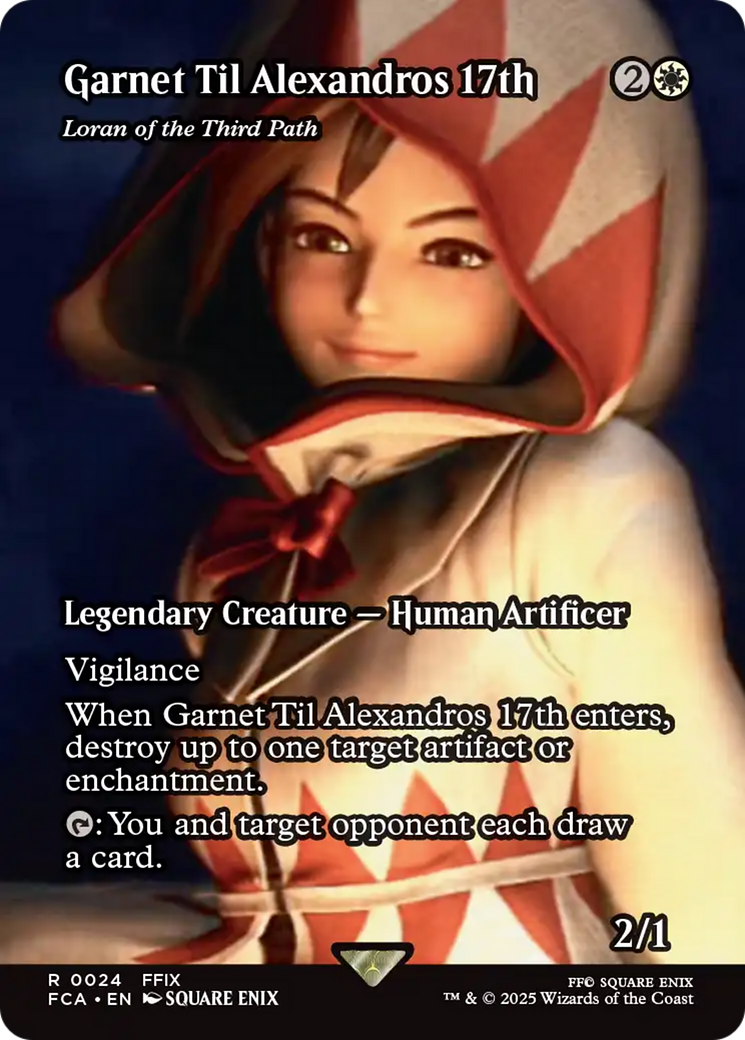 Loran of the Third Path - Garnet Til Alexandros 17th (Showcase) (FCA-024) - FINAL FANTASY: Through the Ages Foil