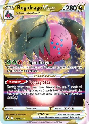 Regidrago VSTAR 136/195/195 - Ultra Rare - Holofoil