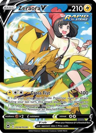 Zeraora V TG16/TG30/30 - Ultra Rare - Holofoil