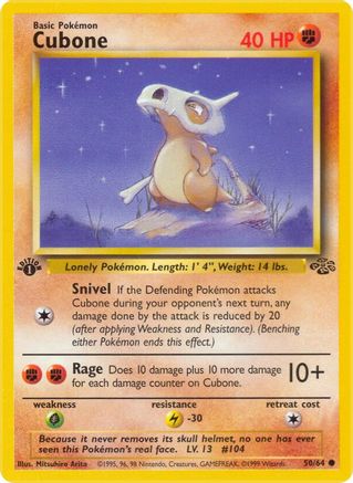 Cubone 050/64/64 - Common - Unlimited