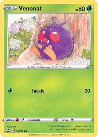 Venonat 001/195/195 - Common