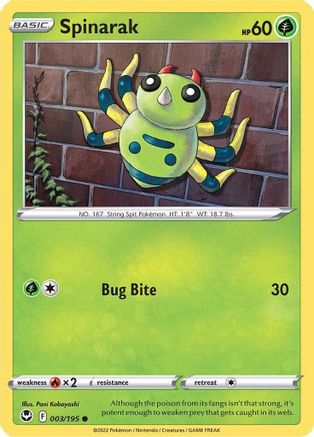 Spinarak 003/195/195 - Common