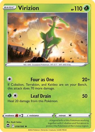 Virizion 014/195/195 - Rare