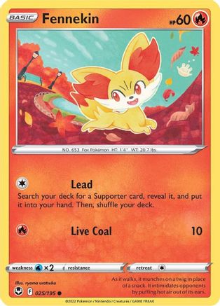 Fennekin 025/195/195 - Common
