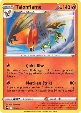 Talonflame 029/195/195 - Rare