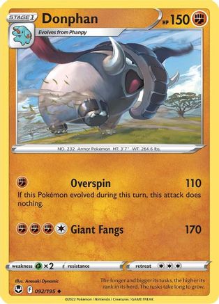 Donphan 092/195/195 - Uncommon