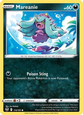 Mareanie 114/195/195 - Common - Reverse Holofoil