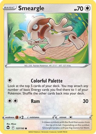 Smeargle 137/195/195 - Common