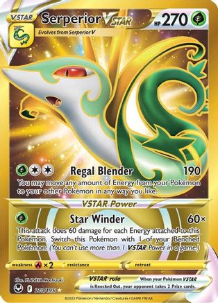 Serperior VSTAR (Secret) (210) 210/195/195 - Secret Rare - Holofoil