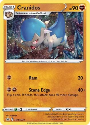 Cranidos SWSH274/307 - Promo - Holofoil