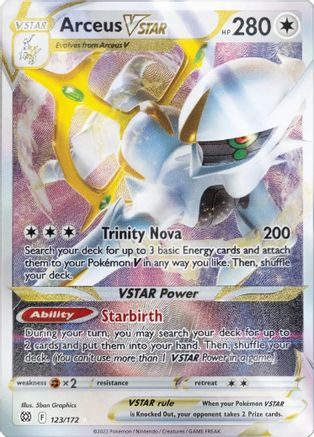 Arceus VSTAR 123/172 - Promo - Holofoil