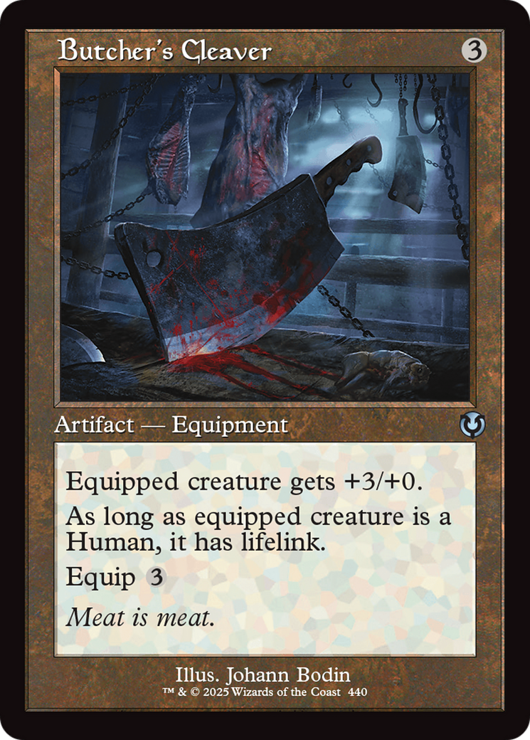 Butcher's Cleaver (Retro Frame) (-440) - Innistrad Remastered Foil
