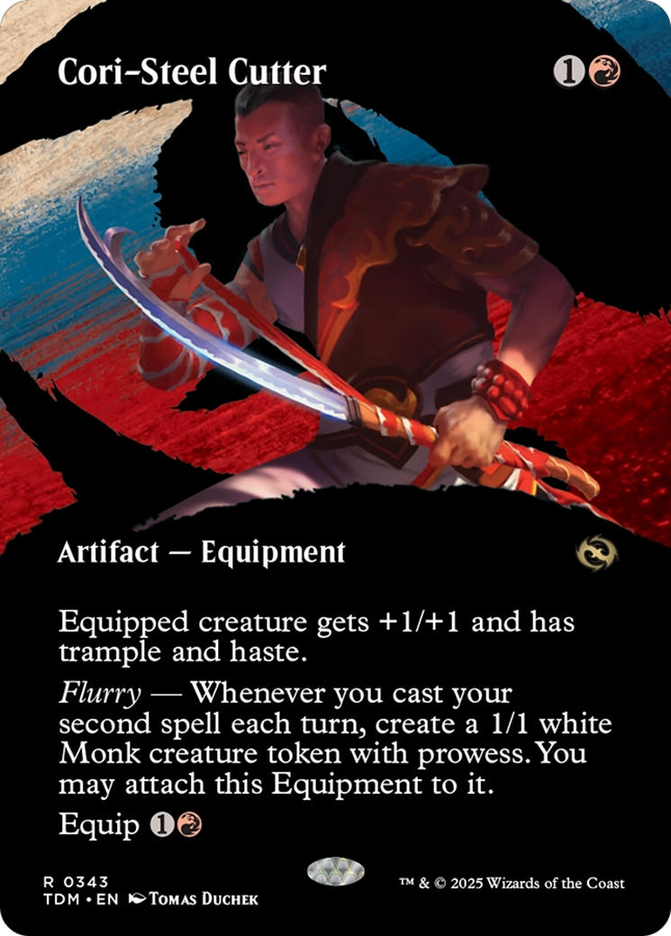 Cori-Steel Cutter (Borderless) (TDM-343) - Tarkir: Dragonstorm Foil