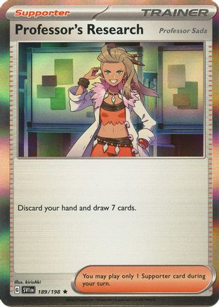Professor's Research 189/198 - Rare - Holofoil