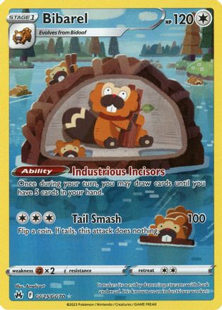 Bibarel GG25/GG70/70 - Ultra Rare - Holofoil
