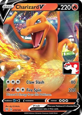 Charizard V (Prize Pack Series 1) 019 - Ultra Rare - Holofoil