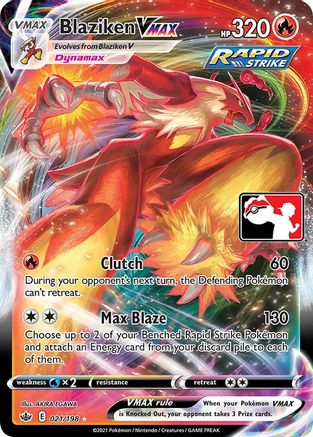 Blaziken VMAX 021 - Ultra Rare - Holofoil