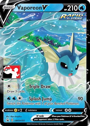 Vaporeon V SWSH150 - Promo - Holofoil