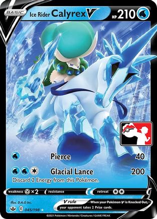 Ice Rider Calyrex V 045 - Ultra Rare - Holofoil