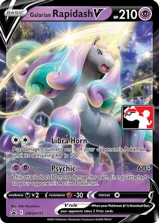 Galarian Rapidash V SWSH111 - Promo - Holofoil
