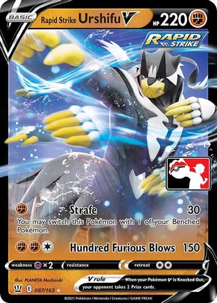 Rapid Strike Urshifu V 087 - Ultra Rare - Holofoil