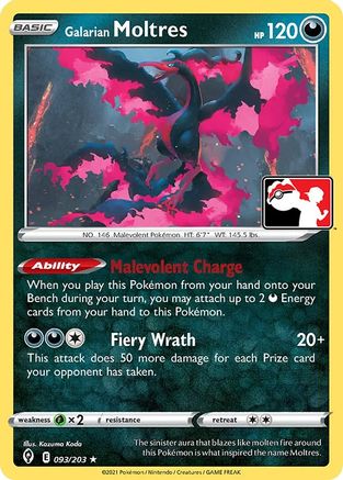 Galarian Moltres 093 - Rare