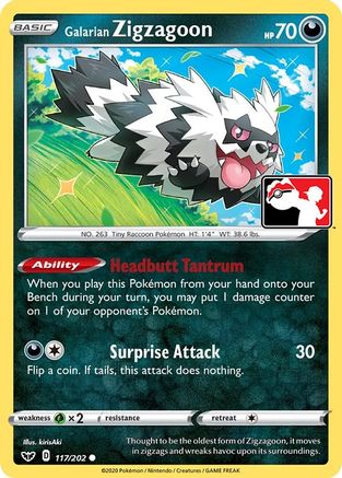 Galarian Zigzagoon 117 - Common