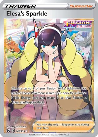 Elesa's Sparkle (Full Art) 147/159/159 - Ultra Rare - Holofoil
