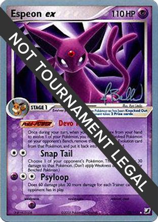 Espeon ex - 2006 (Jimmy Ballard) 102 - Ultra Rare