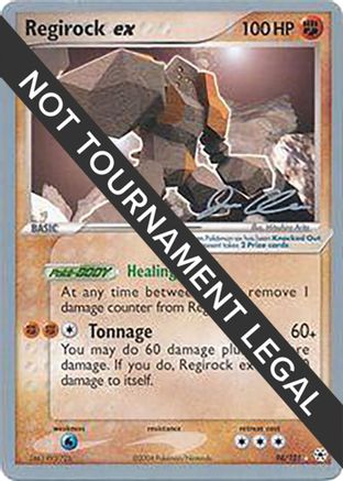 Regirock ex - 2006 (Jason Klaczynski) 098 - Ultra Rare