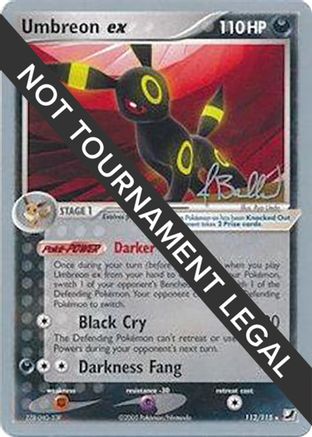 Umbreon ex - 2006 (Jimmy Ballard) 112 - Ultra Rare