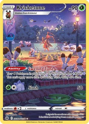 Kricketune GG02/GG70/70 - Ultra Rare - Holofoil