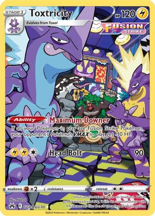 Toxtricity GG09/GG70/70 - Ultra Rare - Holofoil