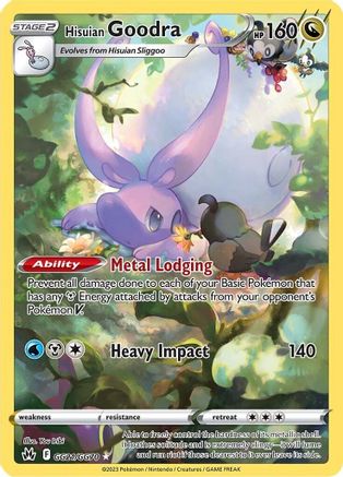 Hisuian Goodra GG21/GG70/70 - Ultra Rare - Holofoil