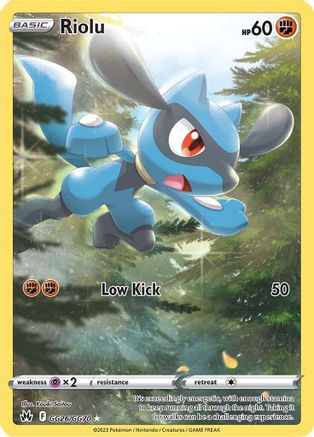 Riolu GG26/GG70/70 - Ultra Rare - Holofoil
