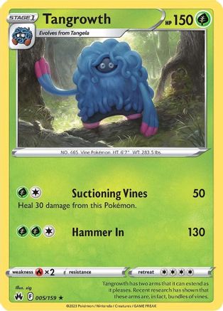 Tangrowth 005/159/159 - Rare