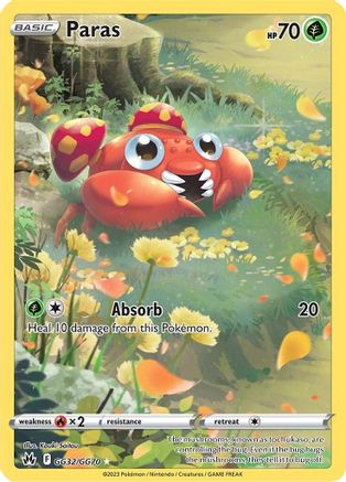 Paras GG32/GG70/70 - Ultra Rare - Holofoil
