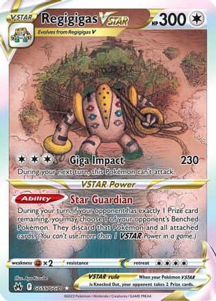 Regigigas VSTAR GG55/GG70/70 - Ultra Rare - Holofoil