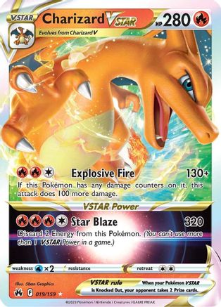 Charizard VSTAR 019/159/159 - Ultra Rare - Holofoil