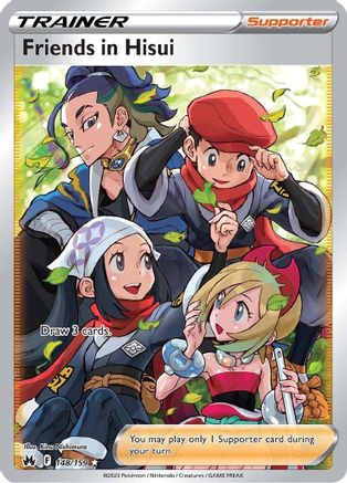 Friends in Hisui (Full Art) 148/159/159 - Ultra Rare - Holofoil