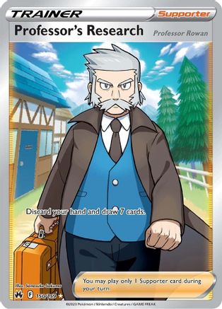 Professor's Research (Full Art) 150/159/159 - Ultra Rare - Holofoil