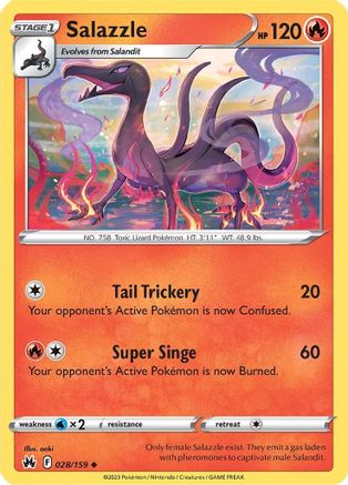 Salazzle 028/159/159 - Uncommon