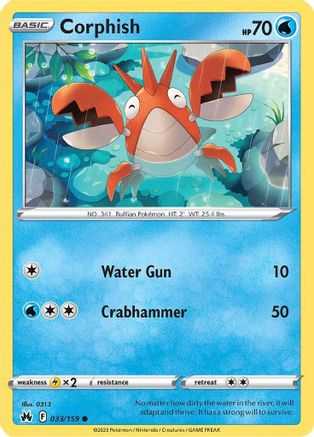 Corphish 033/159/159 - Common
