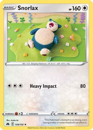 Snorlax 109/159/159 - Rare