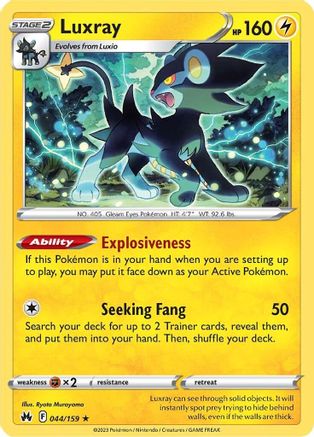 Luxray (44) 044/159/159 - Rare