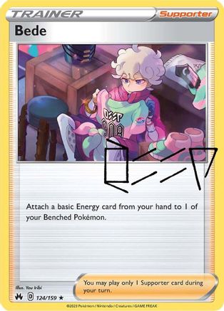 Bede 124/159/159 - Holo Rare - Holofoil