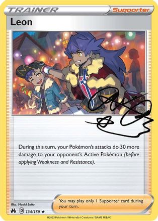 Leon 134/159/159 - Holo Rare - Holofoil