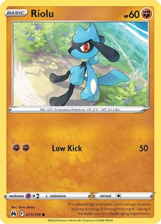 Riolu 071/159/159 - Common