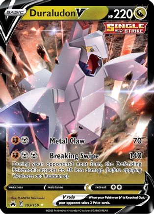 Duraludon V 103/159/159 - Ultra Rare - Holofoil