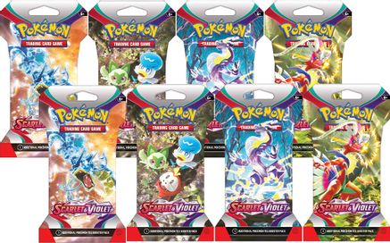 Scarlet & Violet Sleeved Booster Pack Bundle [Set of 8] - null